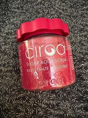 Ciroa Pomegranate &Cherry Sugar Body Scrub - Bright Pink